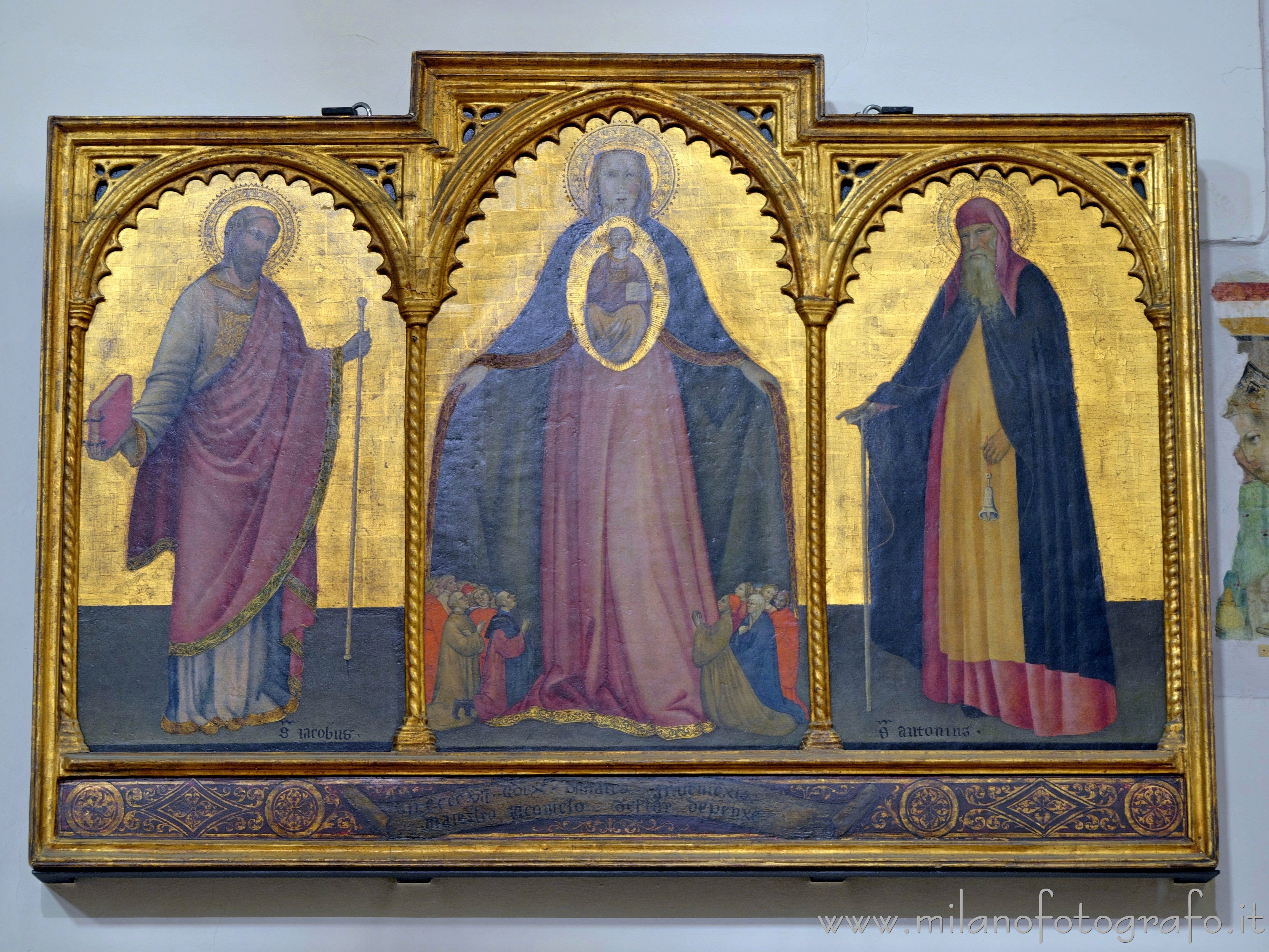 Pesaro (Pesaro e Urbino, Italy) - Triptych of Our Lady of Mercy in the Sanctuary of Our Lady of Graces